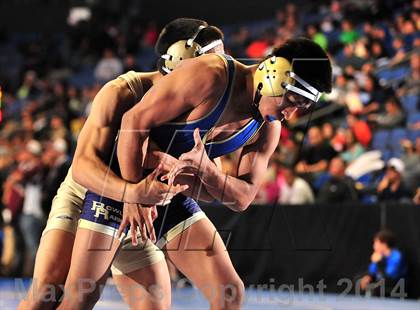Thumbnail 2 in CIF Southern Section Masters Wrestling Championships (Day 1 - Preliminaries) photogallery.