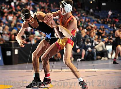 Thumbnail 1 in CIF Southern Section Masters Wrestling Championships (Day 1 - Preliminaries) photogallery.