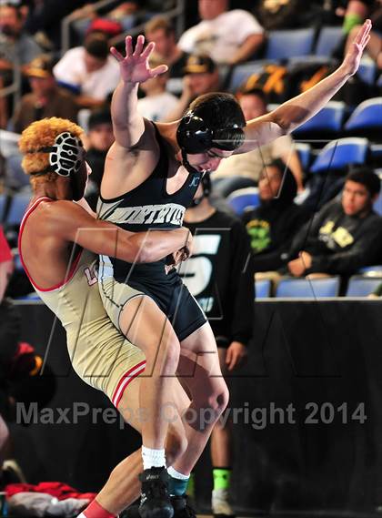 Thumbnail 2 in CIF Southern Section Masters Wrestling Championships (Day 1 - Preliminaries) photogallery.