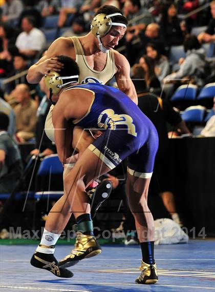 Thumbnail 1 in CIF Southern Section Masters Wrestling Championships (Day 1 - Preliminaries) photogallery.
