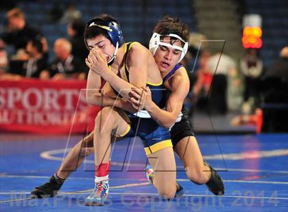 Thumbnail 3 in CIF Southern Section Masters Wrestling Championships (Day 1 - Preliminaries) photogallery.