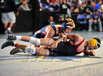 Thumbnail 3 in CIF Southern Section Masters Wrestling Championships (Day 1 - Preliminaries) photogallery.