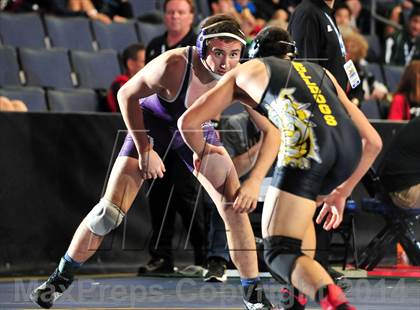Thumbnail 3 in CIF Southern Section Masters Wrestling Championships (Day 1 - Preliminaries) photogallery.