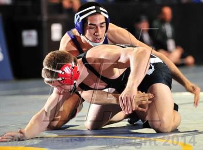 Thumbnail 3 in CIF Southern Section Masters Wrestling Championships (Day 1 - Preliminaries) photogallery.