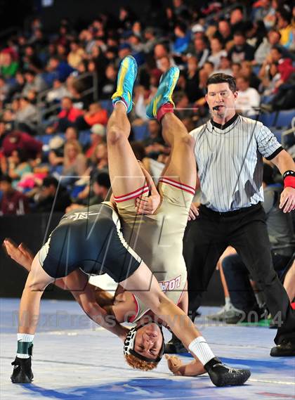 Thumbnail 2 in CIF Southern Section Masters Wrestling Championships (Day 1 - Preliminaries) photogallery.