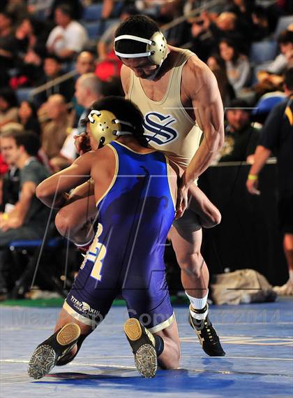 Thumbnail 3 in CIF Southern Section Masters Wrestling Championships (Day 1 - Preliminaries) photogallery.