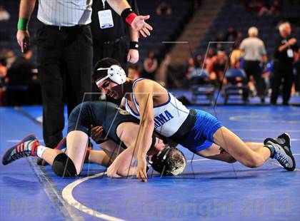 Thumbnail 2 in CIF Southern Section Masters Wrestling Championships (Day 1 - Preliminaries) photogallery.