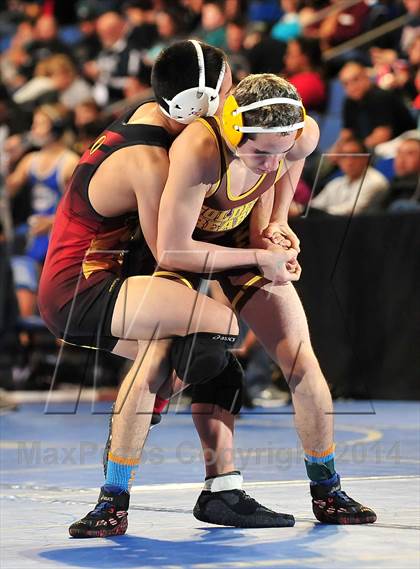 Thumbnail 2 in CIF Southern Section Masters Wrestling Championships (Day 1 - Preliminaries) photogallery.