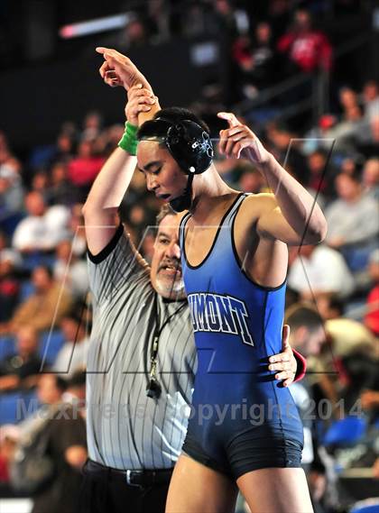 Thumbnail 3 in CIF Southern Section Masters Wrestling Championships (Day 1 - Preliminaries) photogallery.