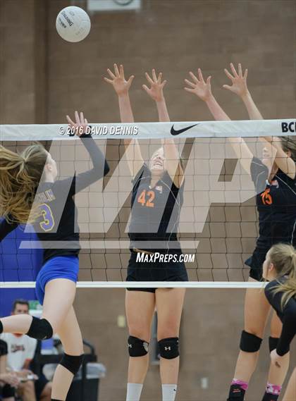 Thumbnail 3 in Santa Ynez @ Bakersfield Christian (CIF State Division III 1st Round) photogallery.