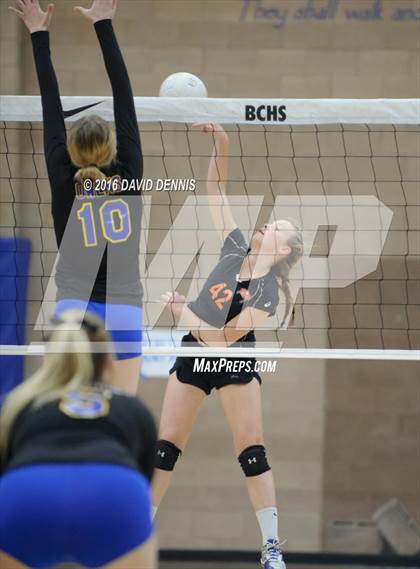 Thumbnail 2 in Santa Ynez @ Bakersfield Christian (CIF State Division III 1st Round) photogallery.
