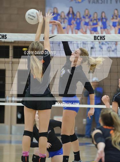 Thumbnail 3 in Santa Ynez @ Bakersfield Christian (CIF State Division III 1st Round) photogallery.