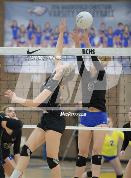 Thumbnail 1 in Santa Ynez @ Bakersfield Christian (CIF State Division III 1st Round) photogallery.