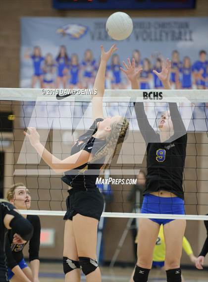 Thumbnail 2 in Santa Ynez @ Bakersfield Christian (CIF State Division III 1st Round) photogallery.
