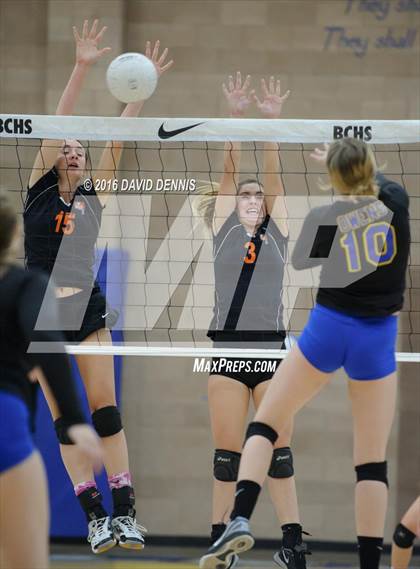 Thumbnail 3 in Santa Ynez @ Bakersfield Christian (CIF State Division III 1st Round) photogallery.
