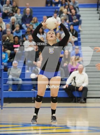 Thumbnail 3 in Santa Ynez @ Bakersfield Christian (CIF State Division III 1st Round) photogallery.