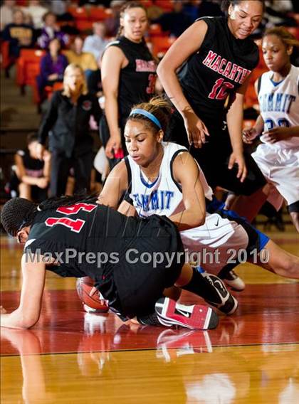 Thumbnail 3 in Summit vs. MacArthur (Texas UIL 5A Region 1 Semifinal) photogallery.