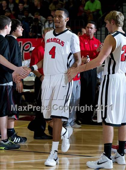 Thumbnail 2 in Montrose Christian @ Marcus (ESPNU Showcase) photogallery.