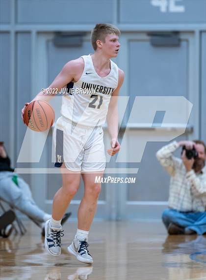 Thumbnail 3 in Triton Central vs. University (IHSAA 2A Regional Semi-final) photogallery.