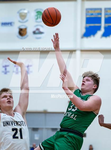 Thumbnail 2 in Triton Central vs. University (IHSAA 2A Regional Semi-final) photogallery.