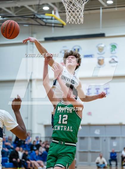Thumbnail 2 in Triton Central vs. University (IHSAA 2A Regional Semi-final) photogallery.
