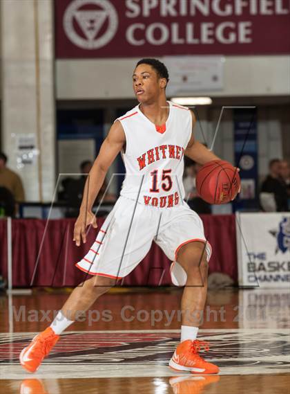 Thumbnail 1 in Long Beach Poly vs. Whitney Young (Spalding Hoophall Classic) photogallery.