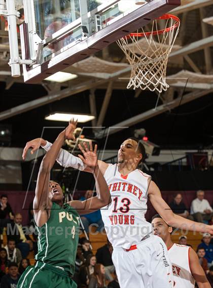 Thumbnail 3 in Long Beach Poly vs. Whitney Young (Spalding Hoophall Classic) photogallery.