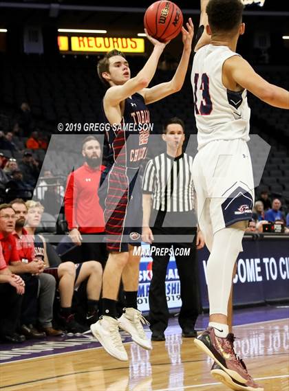 Thumbnail 1 in Turlock Christian vs Vacaville Christian (CIF SJS D6 Final) photogallery.