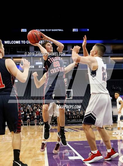 Thumbnail 2 in Turlock Christian vs Vacaville Christian (CIF SJS D6 Final) photogallery.