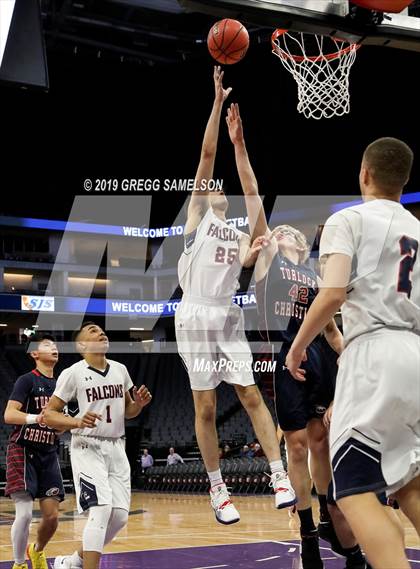 Thumbnail 2 in Turlock Christian vs Vacaville Christian (CIF SJS D6 Final) photogallery.