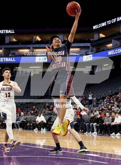 Thumbnail 2 in Turlock Christian vs Vacaville Christian (CIF SJS D6 Final) photogallery.
