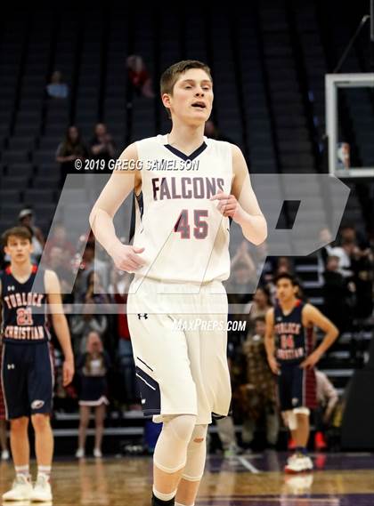 Thumbnail 3 in Turlock Christian vs Vacaville Christian (CIF SJS D6 Final) photogallery.