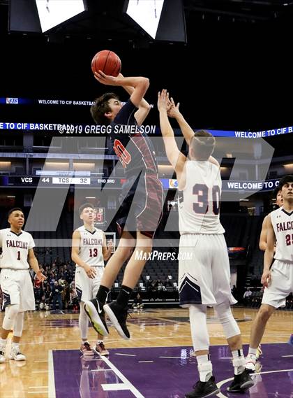 Thumbnail 1 in Turlock Christian vs Vacaville Christian (CIF SJS D6 Final) photogallery.