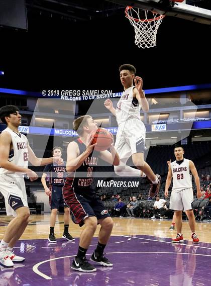 Thumbnail 3 in Turlock Christian vs Vacaville Christian (CIF SJS D6 Final) photogallery.