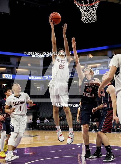 Thumbnail 1 in Turlock Christian vs Vacaville Christian (CIF SJS D6 Final) photogallery.