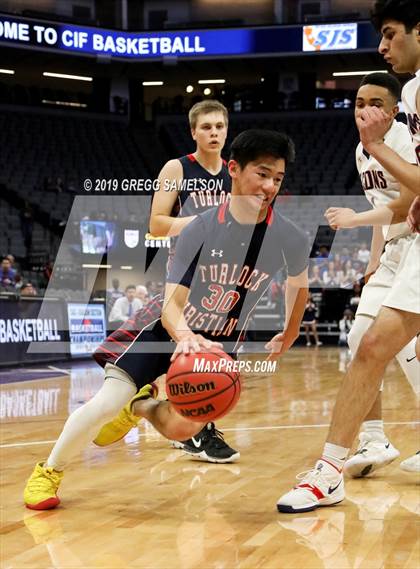 Thumbnail 1 in Turlock Christian vs Vacaville Christian (CIF SJS D6 Final) photogallery.