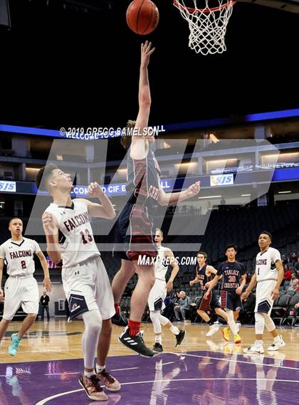 Thumbnail 3 in Turlock Christian vs Vacaville Christian (CIF SJS D6 Final) photogallery.