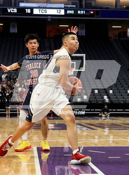 Thumbnail 1 in Turlock Christian vs Vacaville Christian (CIF SJS D6 Final) photogallery.