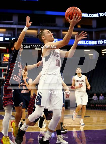 Thumbnail 2 in Turlock Christian vs Vacaville Christian (CIF SJS D6 Final) photogallery.