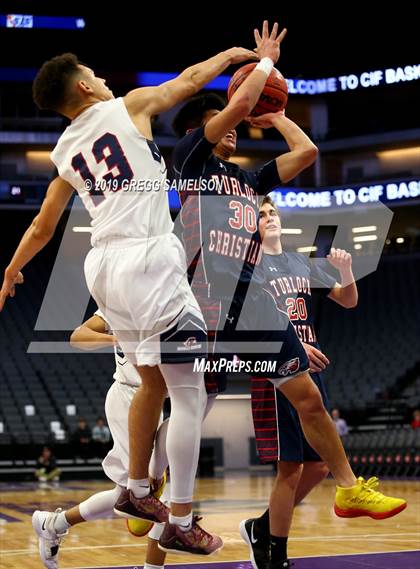 Thumbnail 1 in Turlock Christian vs Vacaville Christian (CIF SJS D6 Final) photogallery.