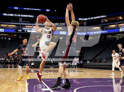 Thumbnail 3 in Turlock Christian vs Vacaville Christian (CIF SJS D6 Final) photogallery.