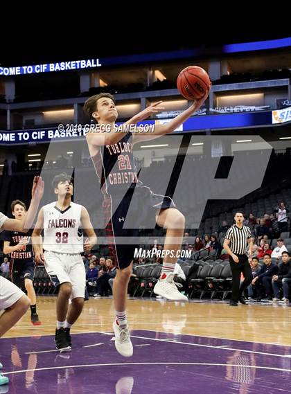 Thumbnail 1 in Turlock Christian vs Vacaville Christian (CIF SJS D6 Final) photogallery.