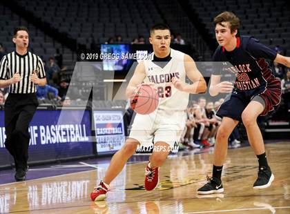 Thumbnail 2 in Turlock Christian vs Vacaville Christian (CIF SJS D6 Final) photogallery.