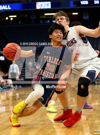 Thumbnail 2 in Turlock Christian vs Vacaville Christian (CIF SJS D6 Final) photogallery.