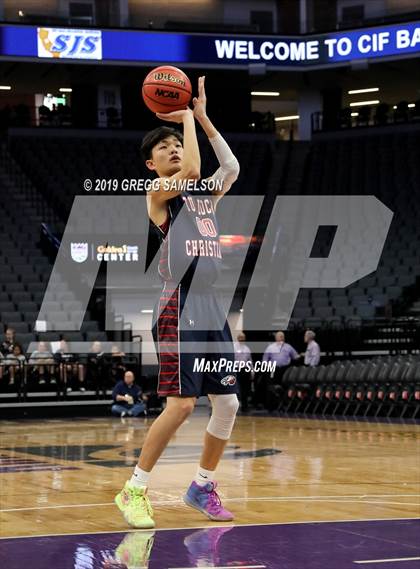 Thumbnail 1 in Turlock Christian vs Vacaville Christian (CIF SJS D6 Final) photogallery.