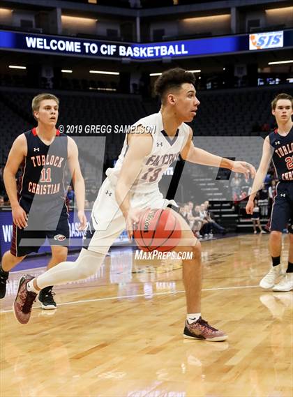 Thumbnail 1 in Turlock Christian vs Vacaville Christian (CIF SJS D6 Final) photogallery.