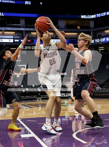 Thumbnail 3 in Turlock Christian vs Vacaville Christian (CIF SJS D6 Final) photogallery.
