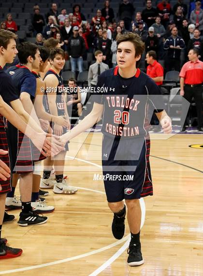 Thumbnail 2 in Turlock Christian vs Vacaville Christian (CIF SJS D6 Final) photogallery.