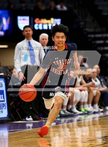 Thumbnail 2 in Turlock Christian vs Vacaville Christian (CIF SJS D6 Final) photogallery.