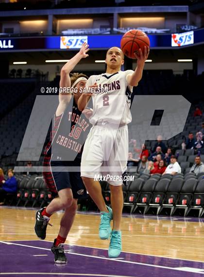 Thumbnail 2 in Turlock Christian vs Vacaville Christian (CIF SJS D6 Final) photogallery.